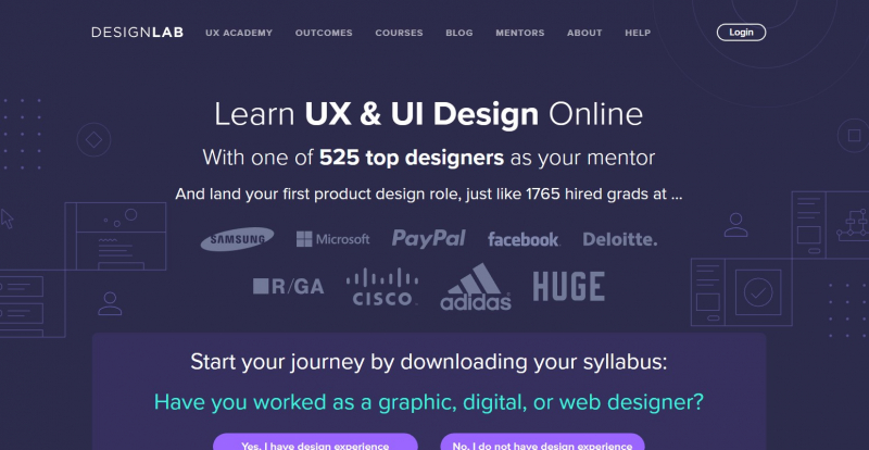 Designlab's website