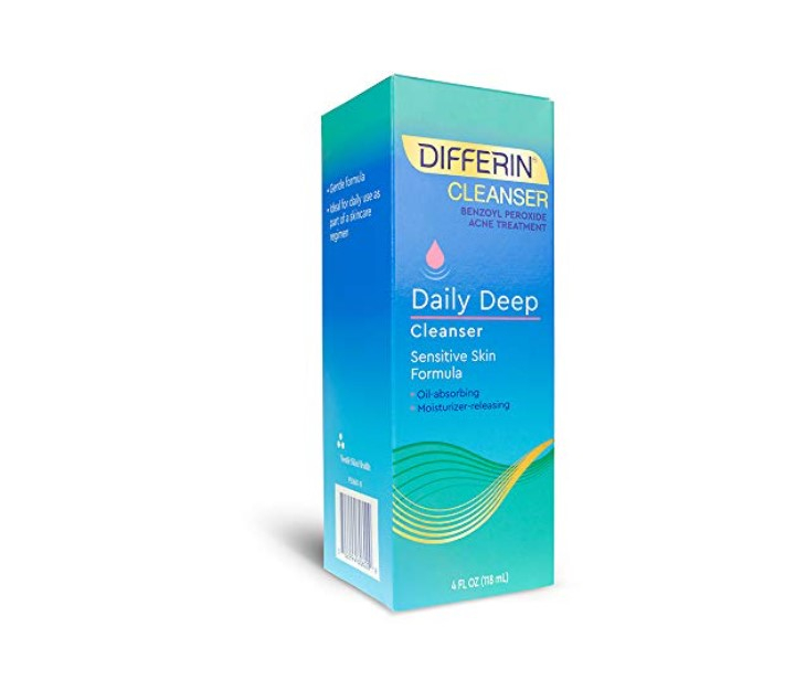 Differin Daily Deep Cleanser, https://www.amazon.com/