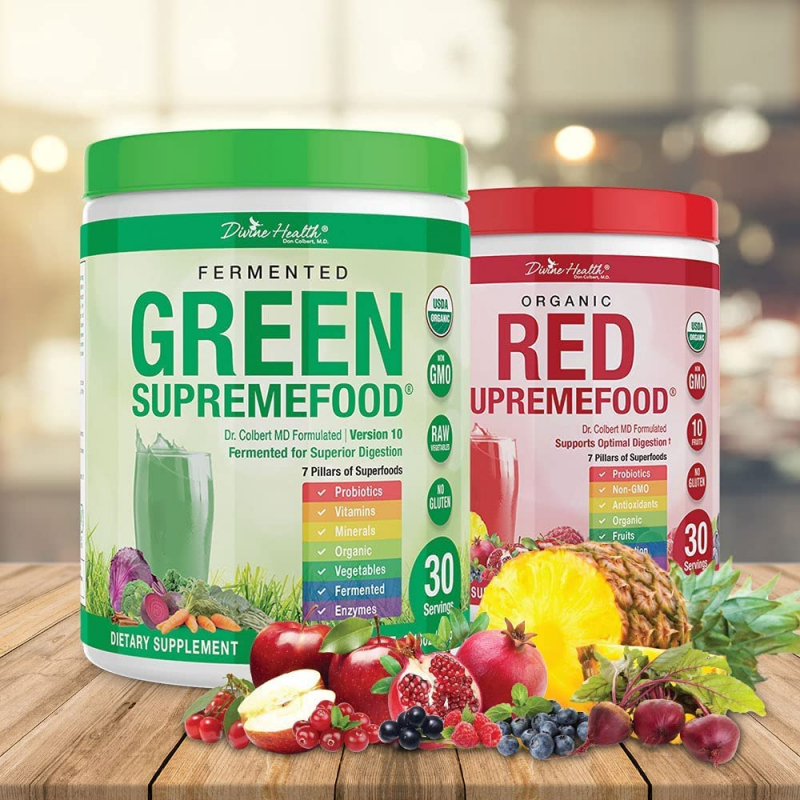 Divine Health – Organic Red and Fermented Green Supremefood. Photo: u-buy.com.tw