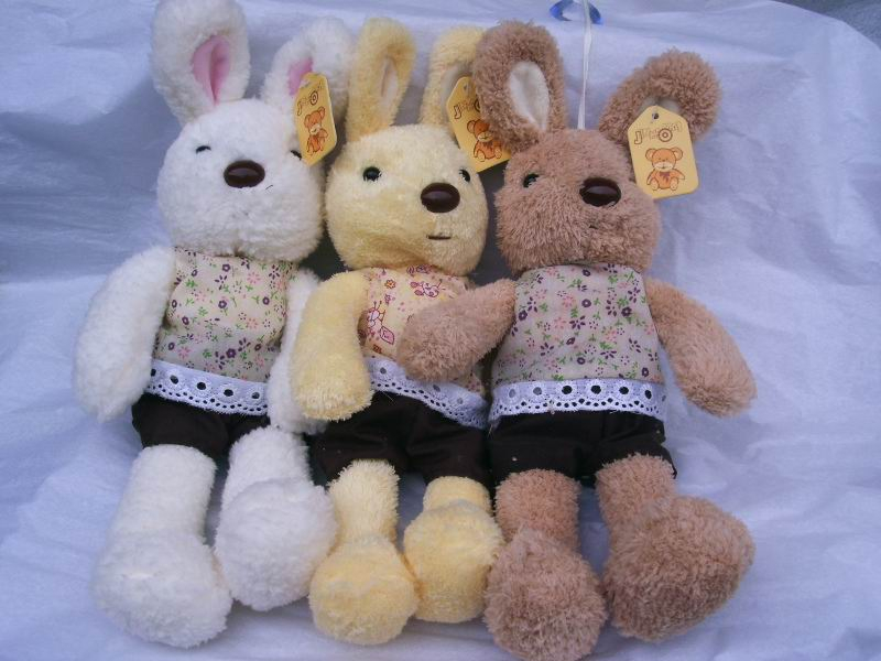 Stuffed animals rabbit. Photo: www.kinwow.com