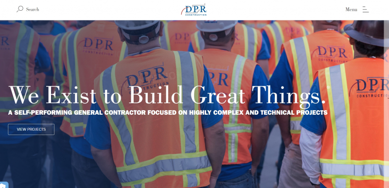 DPR Construction Website