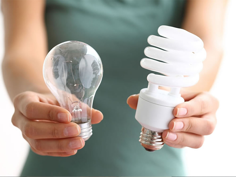 Use energy-saving LED lights
