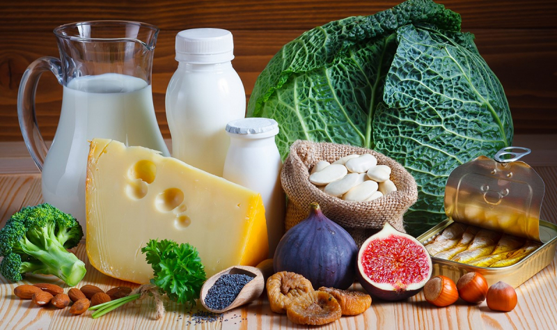 Eat High-Calcium Foods Throughout the Day