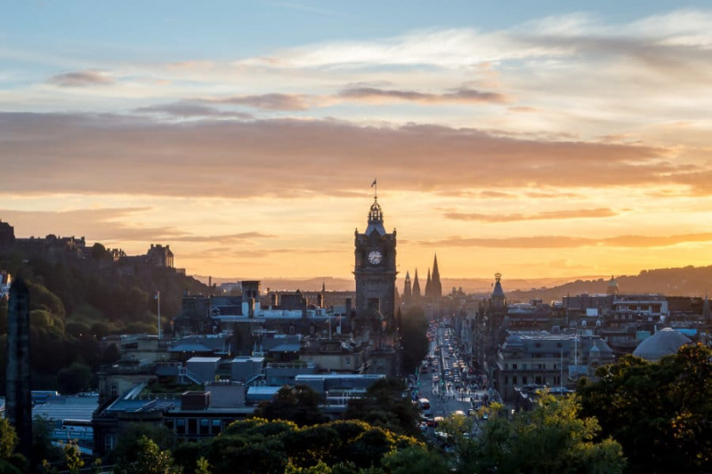 Edinburgh's Romantic Views