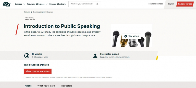 Screenshot of https://www.edx.org/course/introduction-to-public-speaking-2