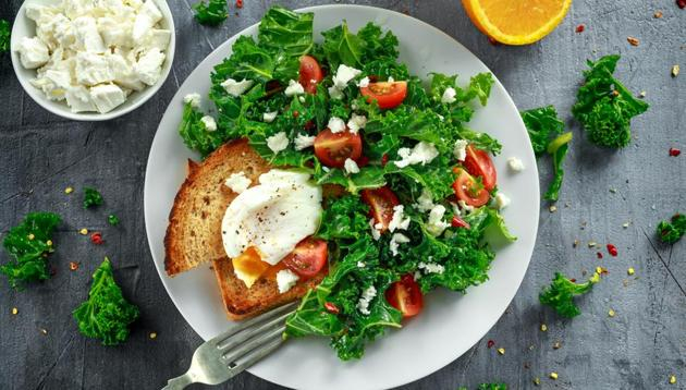 Eggs and Leafy greens