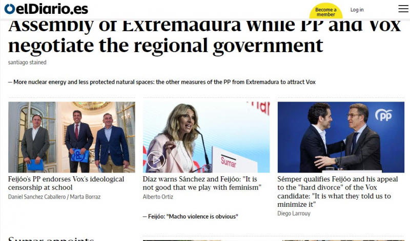 Screenshot of https://www.eldiario.es/