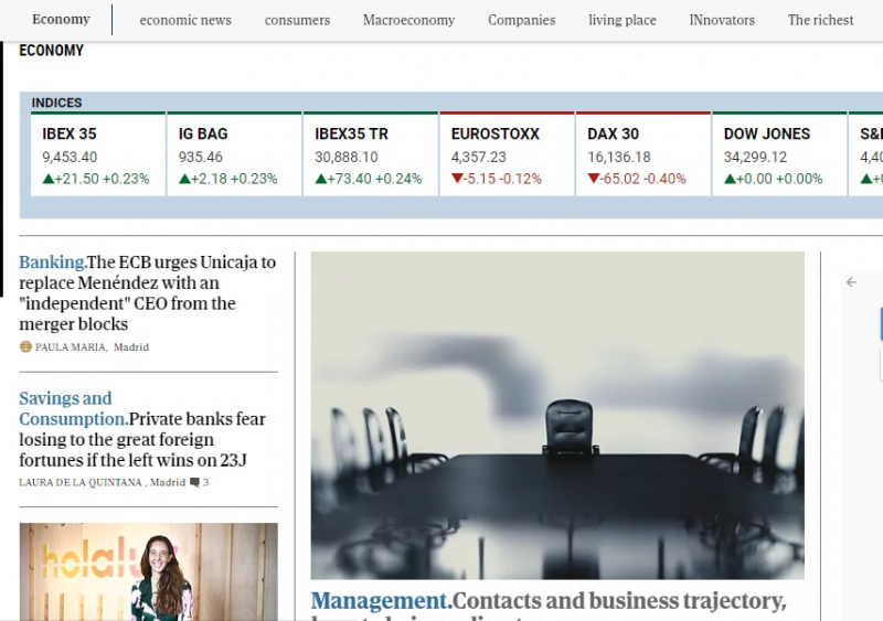 Screenshot of https://www.elmundo.es/economia.html