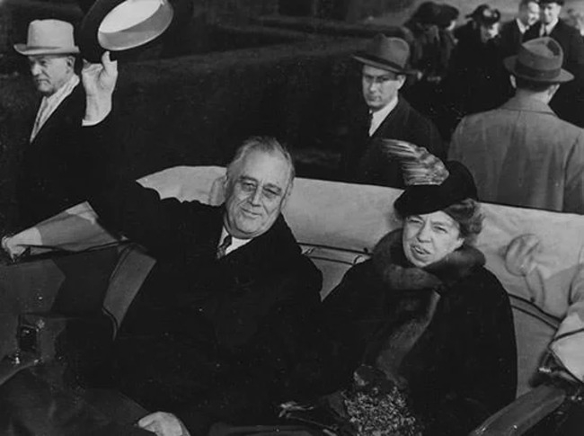 Photo: President Franklin D. Roosevelt and First Lady Eleanor Roosevelt in 1941