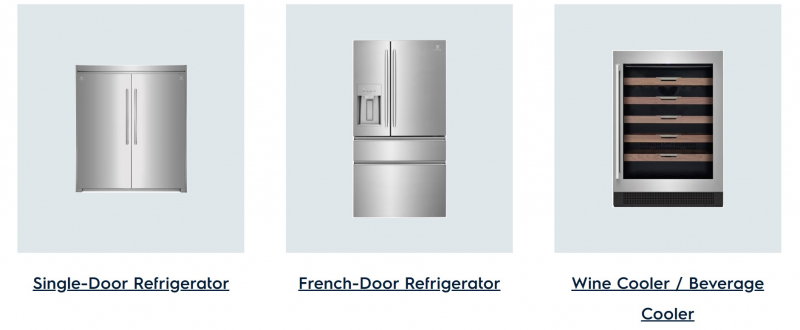 Screenshot of https://www.electrolux.com/en/refrigerators