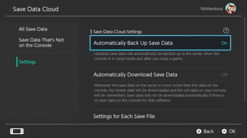 Enable Cloud Date Saves