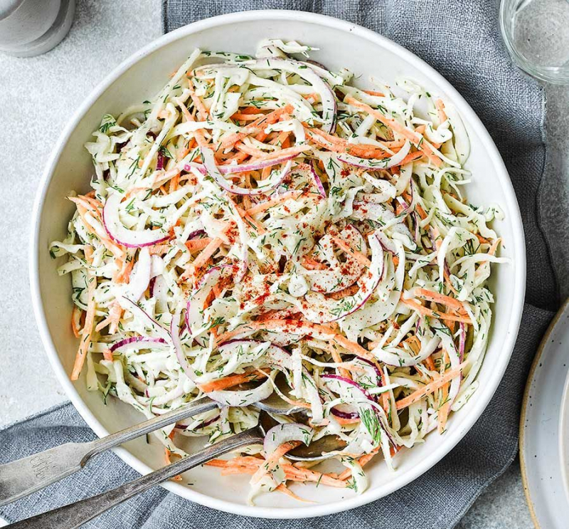 Enjoy Homemade Coleslaw but With Extra Nutrition