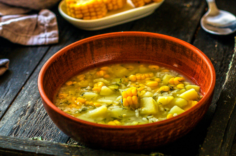 Alesia.B (Jamaica corn soup)