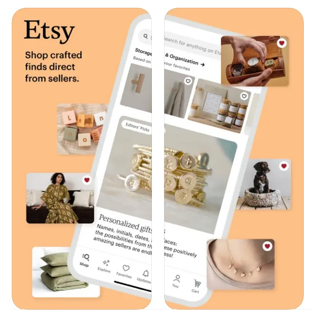 Screenshot of https://apps.apple.com/us/app/etsy-home-style-gifts/id477128284
