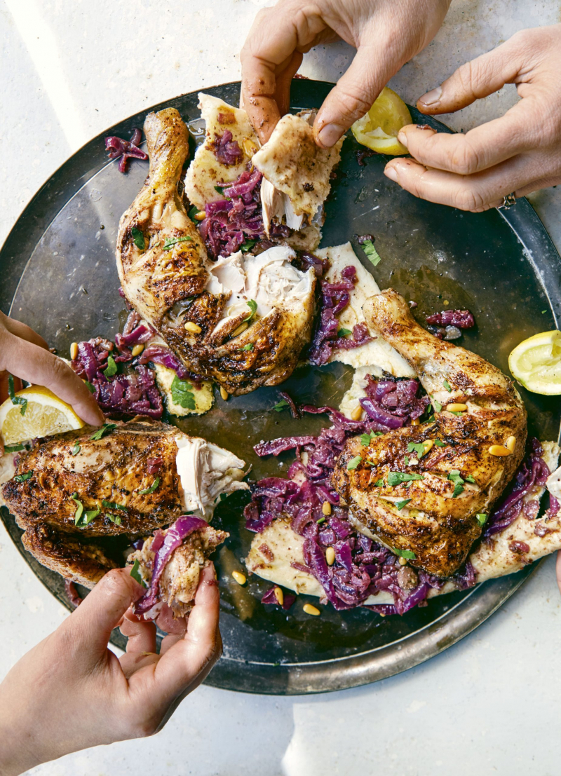 One of many tasty recipes inside: Chicken musakhan (Via: Great British Chefs)
