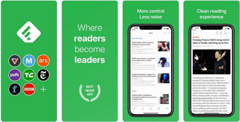 Screenshot of https://apps.apple.com/us/app/feedly-smart-news-reader/id396069556