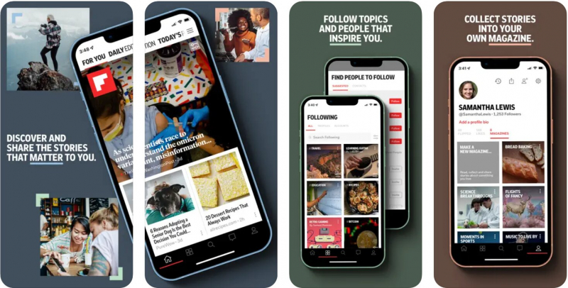 Screenshot of  https://apps.apple.com/us/app/flipboard-the-social-magazine/id358801284