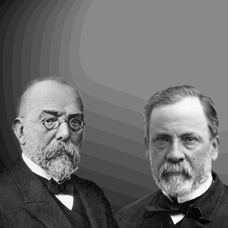 Robert Koch and Louis Pasteur - kistodaynews.com