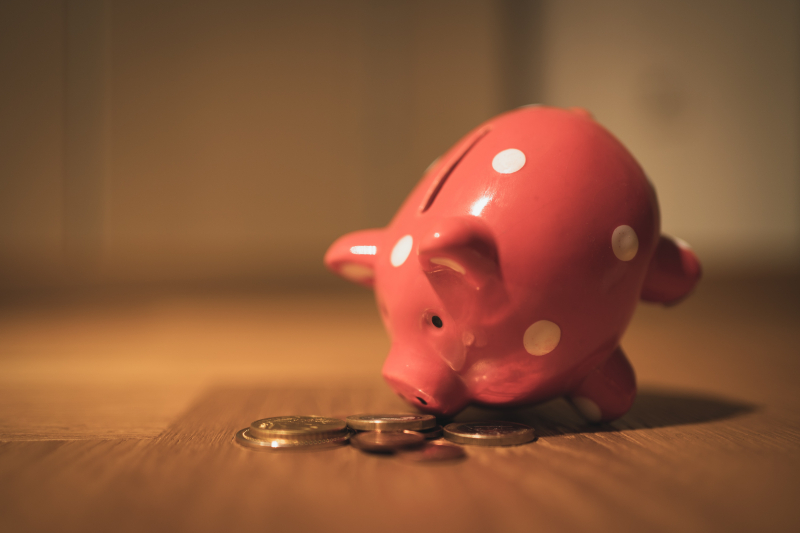 Photo by Andre Taissin: https://www.pexels.com/photo/close-up-shot-of-a-piggy-bank-beside-coins-6052793/