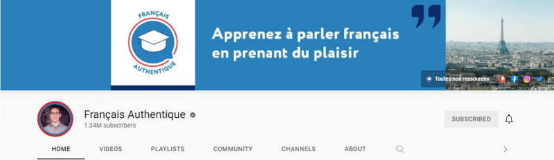 Français Authentique has more than 600 videos that guide French learners in a daily, everyday style- Screenshot photo