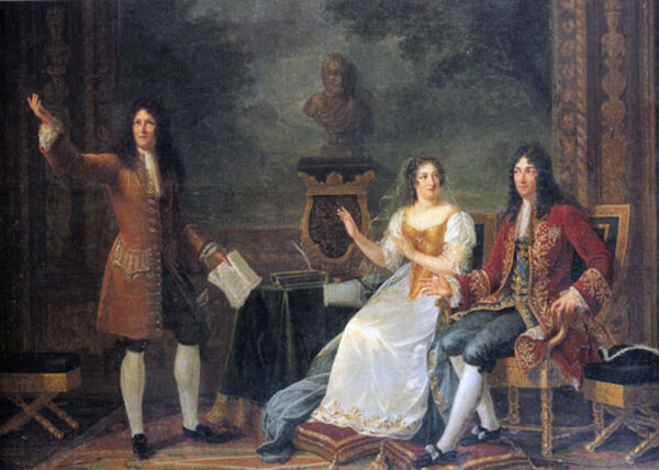 Louis XIV with Madame de Maintenon - Photo: https://www.herodote.net/