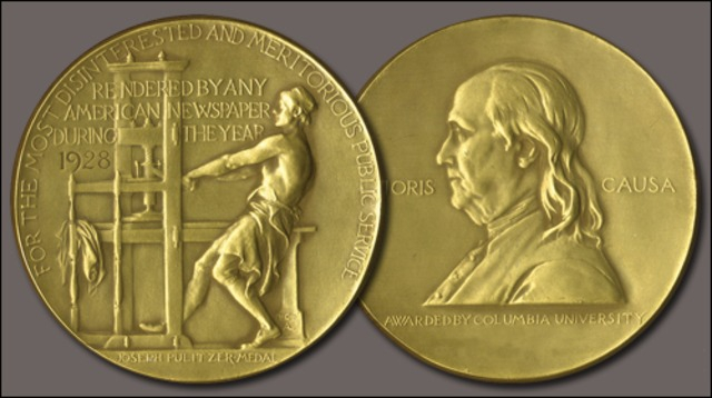 Photo:  Pulitzer Prize for Poetry - Wikipedia