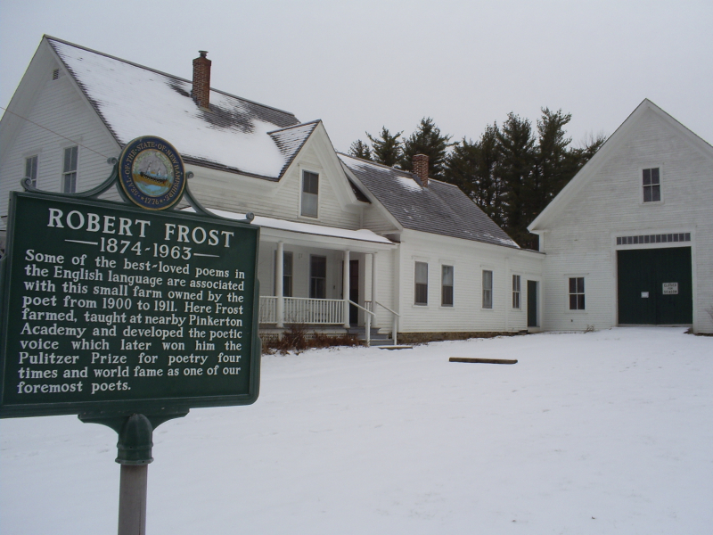 Photo: Robert Frost Farm (Derry, New Hampshire) - wikipedia