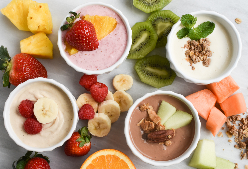 Fruit-flavored yogurt