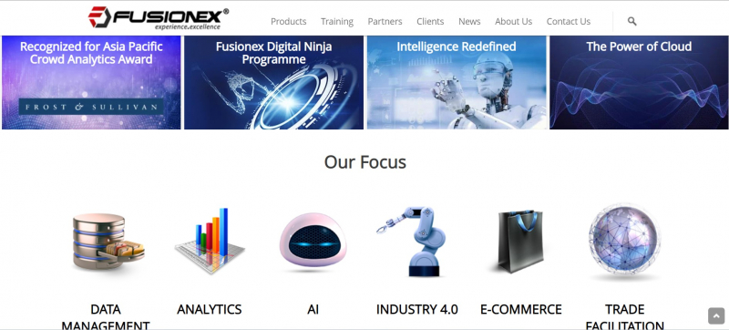 Screenshot of www.fusionexgroup.com