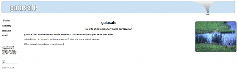 gaiasafe GmbH Website