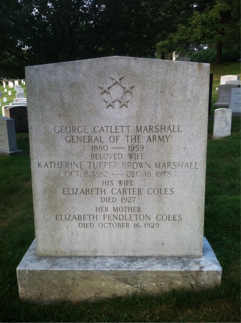 George Marshall's grave -commons.wikimedia.org