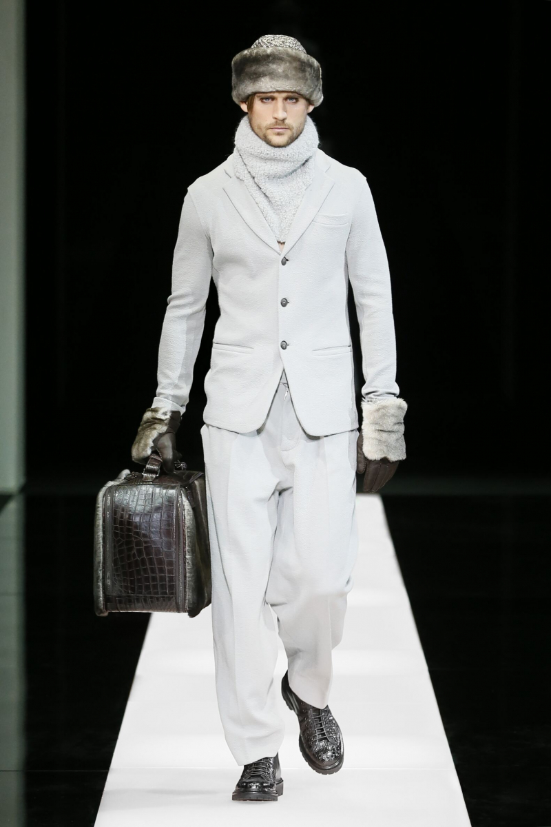 Fall  Fashion Man Giorgio Armani Collection