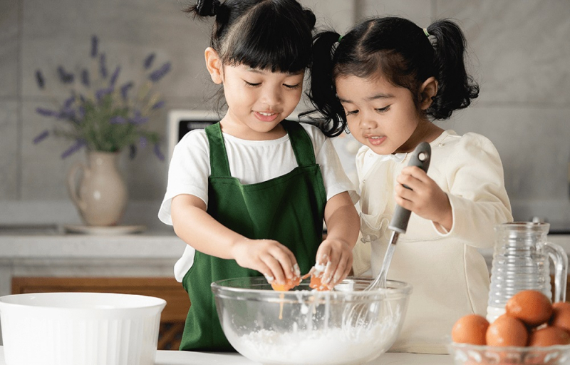Give your child kitchen duties