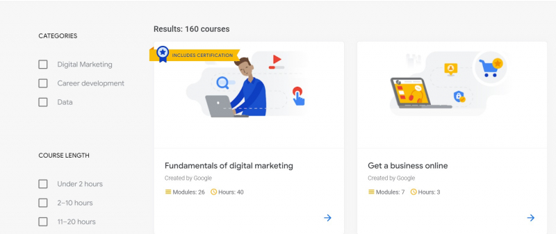 Screenshot of https://learndigital.withgoogle.com/digitalgarage/courses