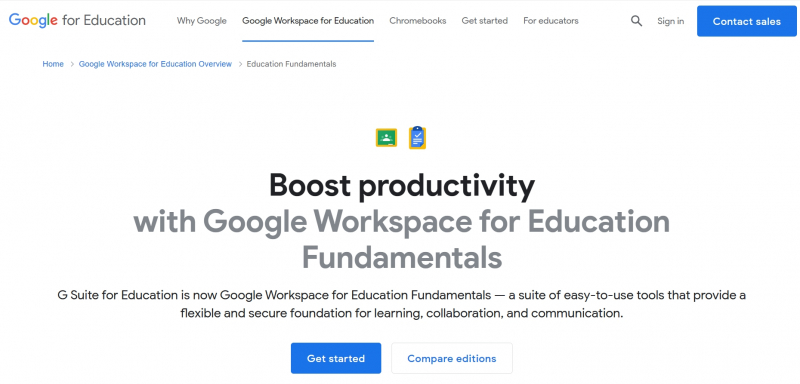 Screenshot via https://www.google.com/edu/products/productivity-tools