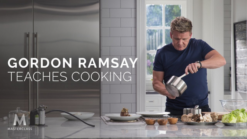 Gordon Ramsay Teaches Cooking by MasterClass. Photo: ebookchuyennganh.com