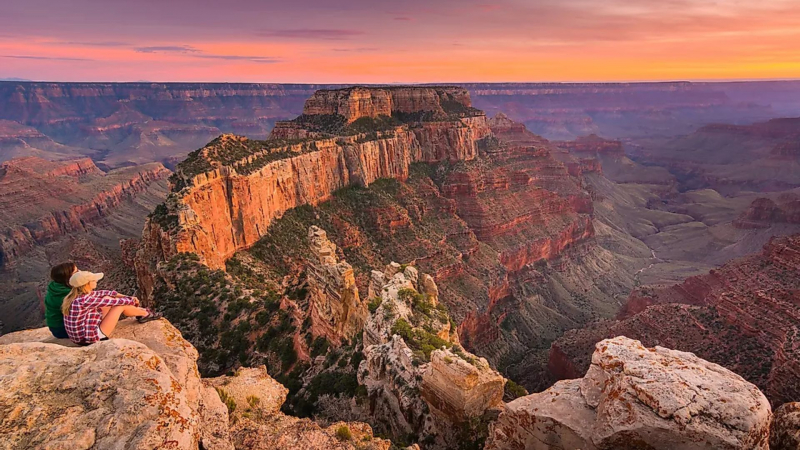 A spectacular view of the Grand Canyon.- www.worldatlas.com
