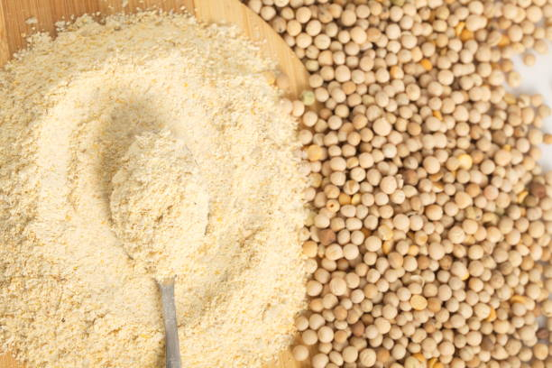 Higher in protein than other flours