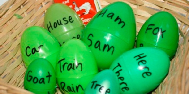 Green Easter Eggs - Photo via teachingexpertise.com