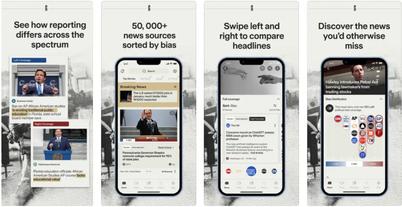 Screenshot of https://apps.apple.com/us/app/ground-news/id1324203419