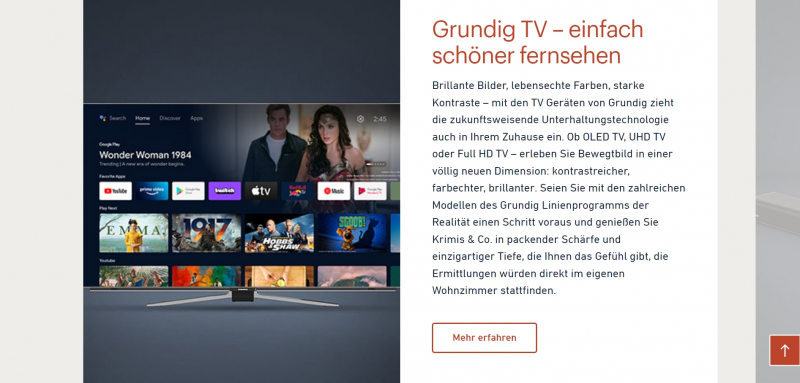 Screenshot via https://www.grundig.com/en