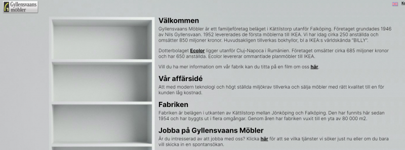 Screenshot of http://www.gyllensvaan.se/