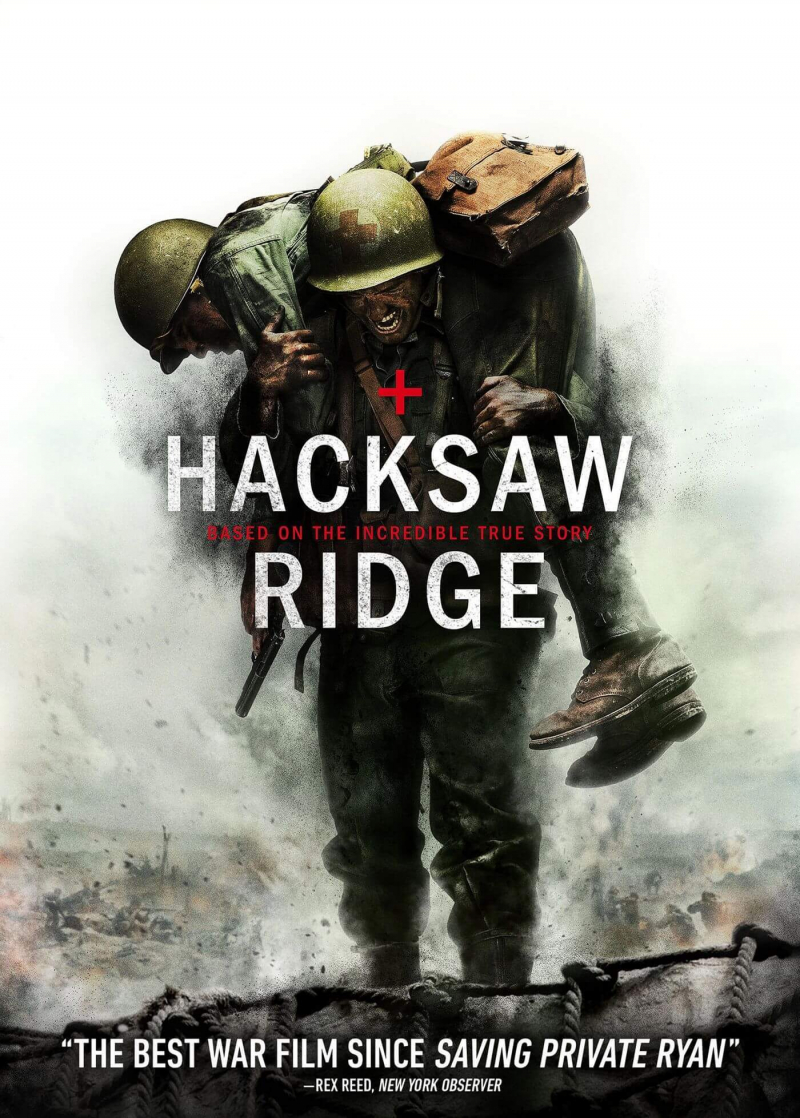 Hacksaw Ridge - Mel Gibson - Hollywood War WW2 Movie Art Poster. Photo: Large Art Prints by Kaiden Thompson