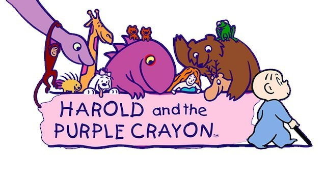 ﻿﻿Harold and the Purple Crayon book