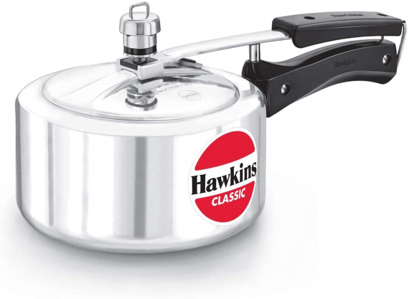 HAWKIN Classic 2-Liter New Improved Aluminum Pressure Cooker