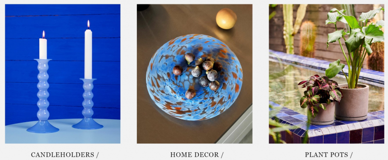 Screenshot of https://hay.dk/products/accessories/home-accessories