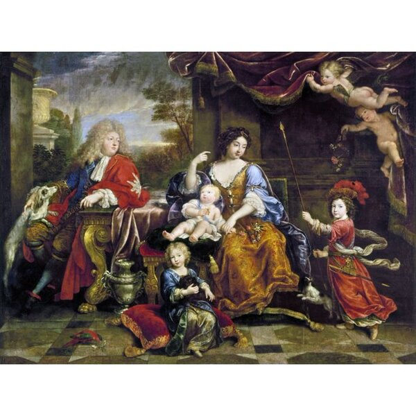 Louis XIV and his children - Photo: https://i5.walmartimages.com/