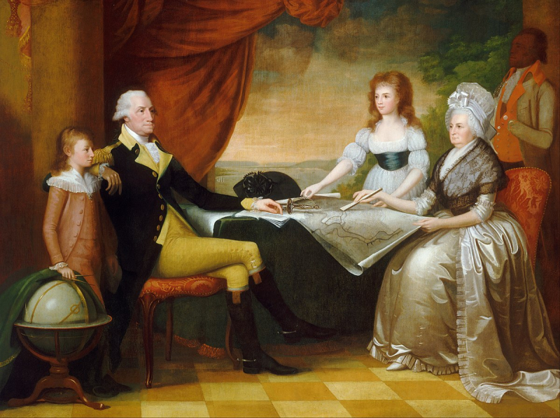 Photo: Washington's family - wikipedia