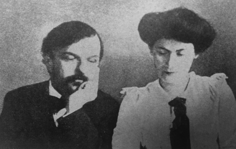 Photo:  Composers Doing Normal Shit - Claude Debussy and ﻿﻿Rosalie Texier