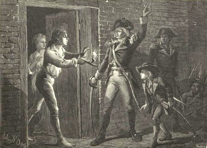 Capture of Fort Ticonderoga -en.wikipedia.org